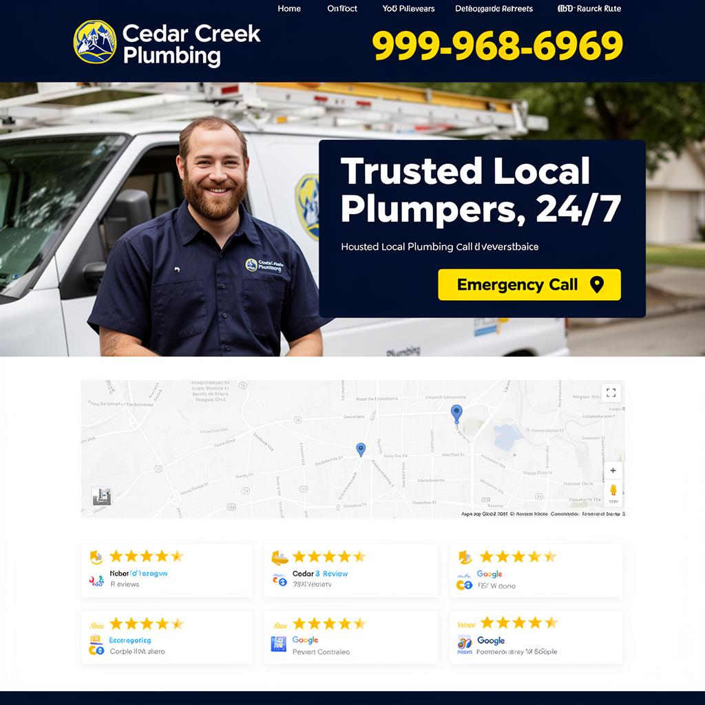 Cedar Creek Plumbing — Local SEO